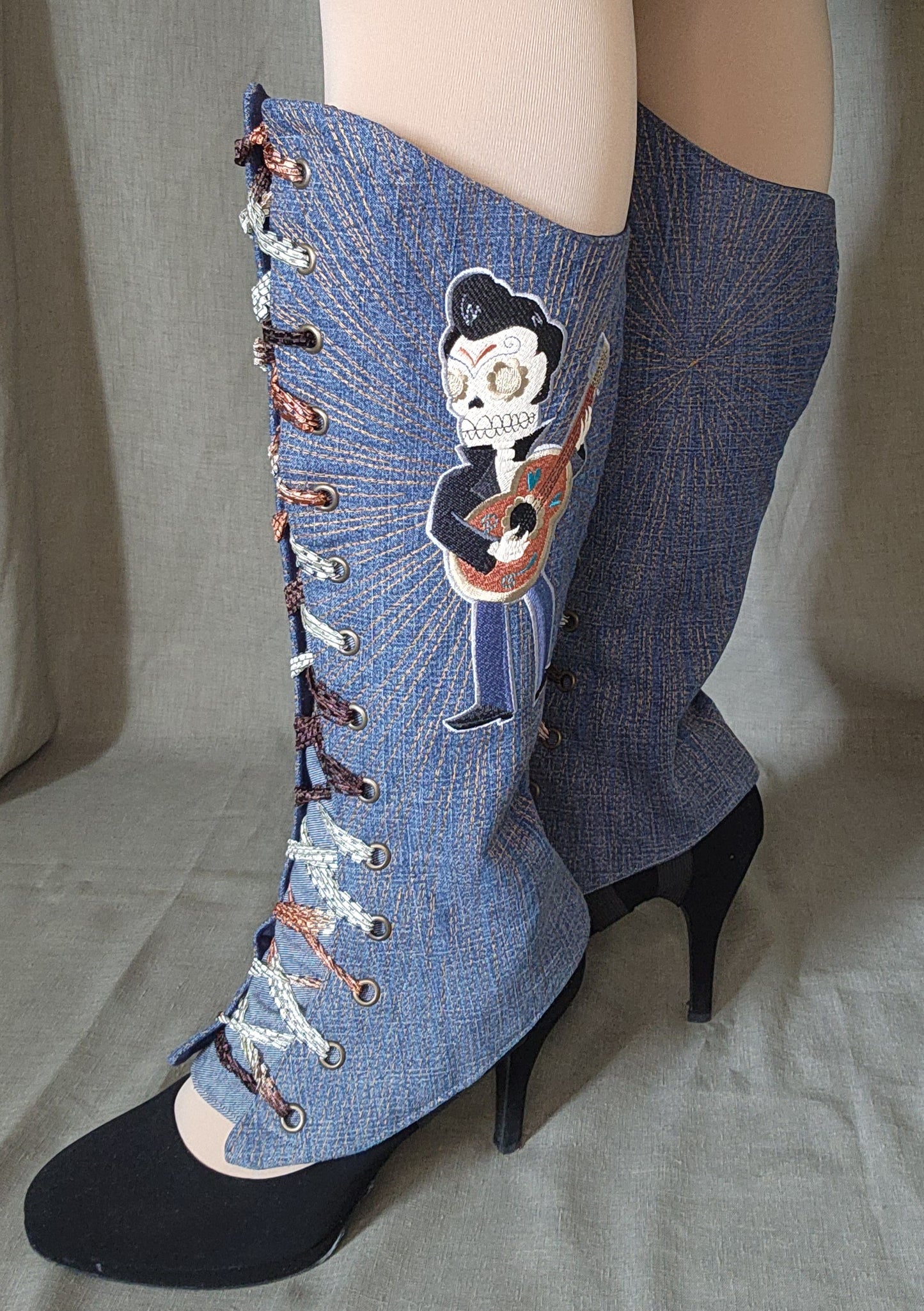 Rockabilly Spats for heels