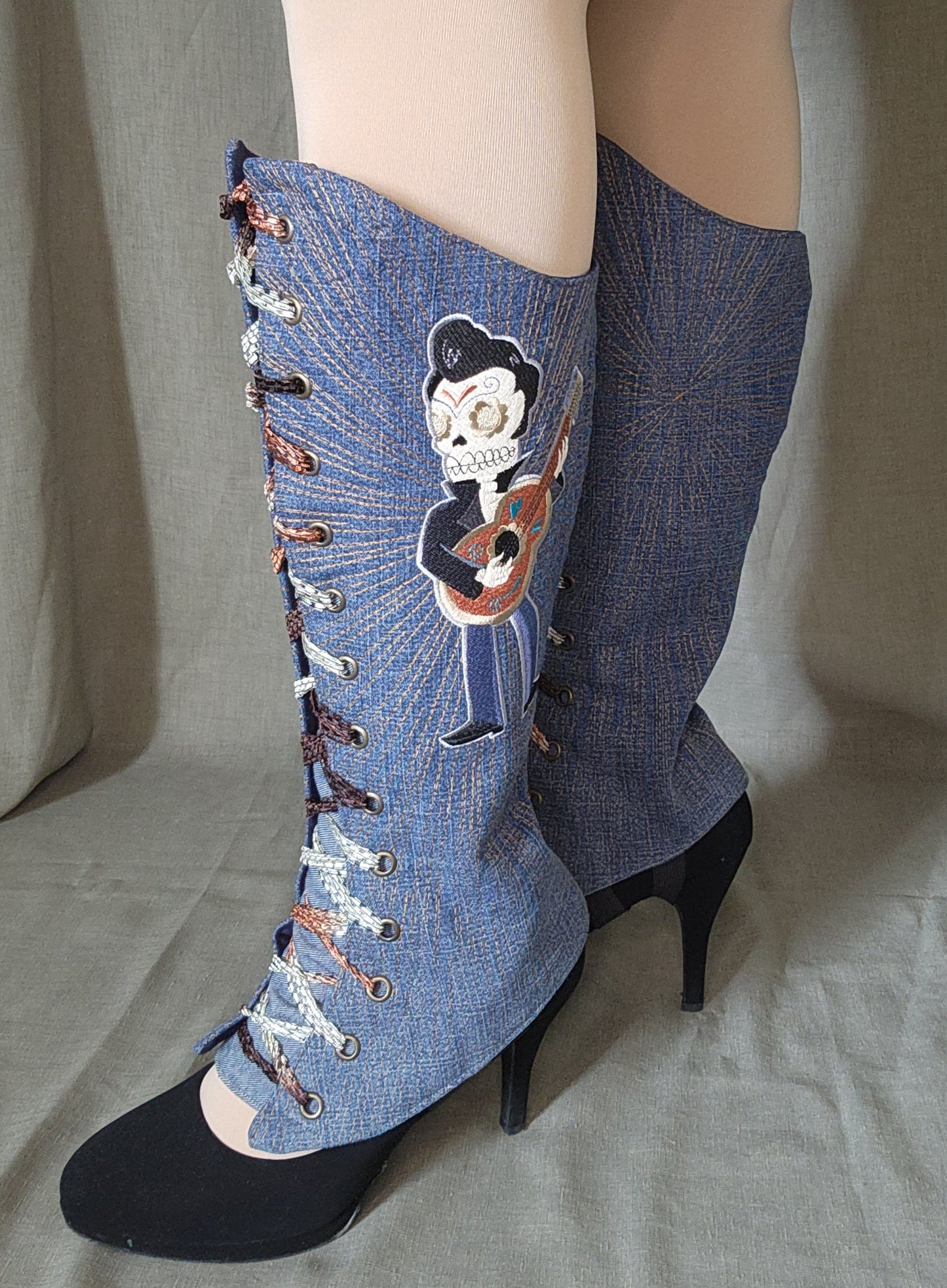 Rockabilly Spats for heels