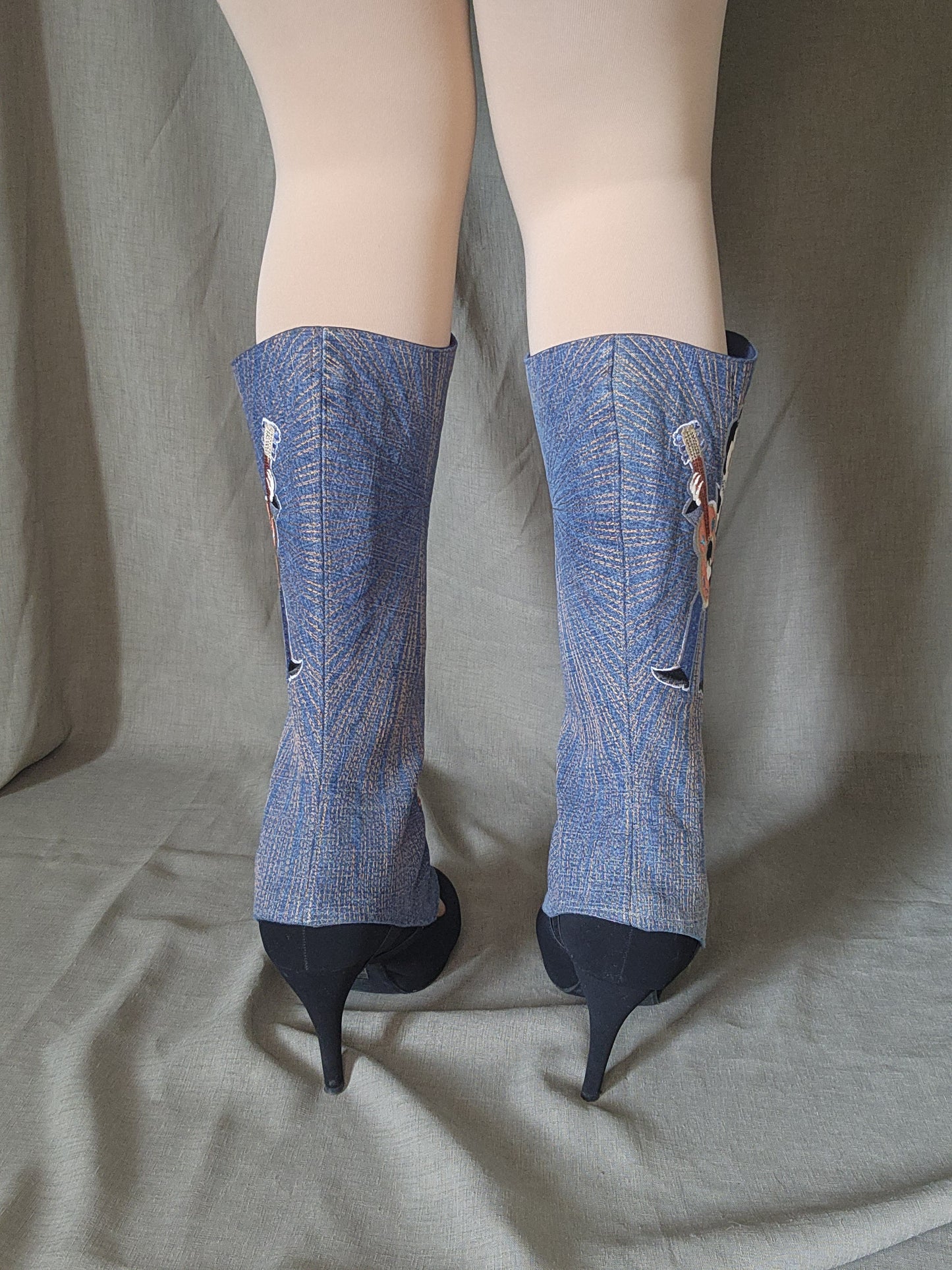 Rockabilly Spats for heels