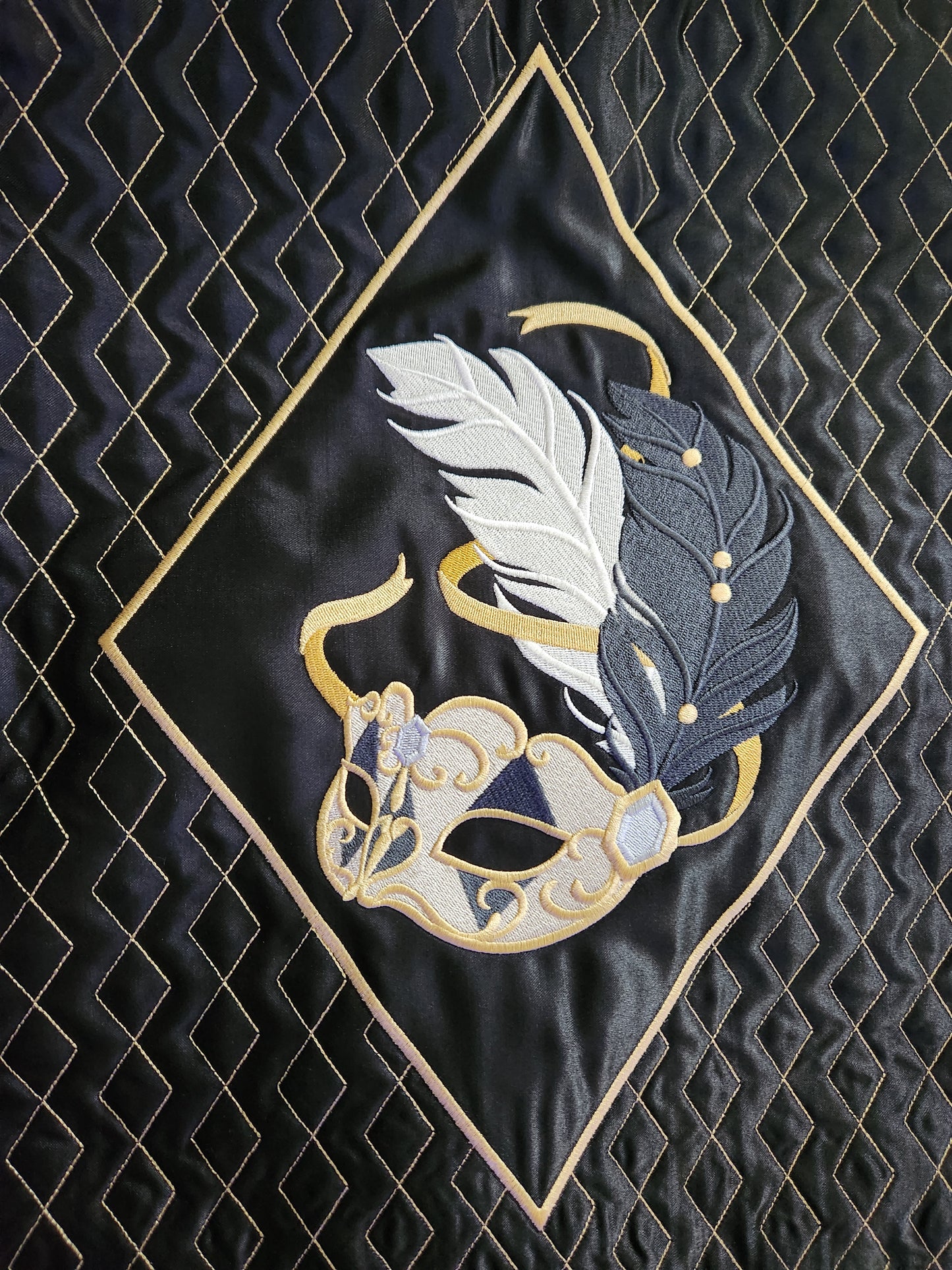 Harlequin Mask Pillow Set