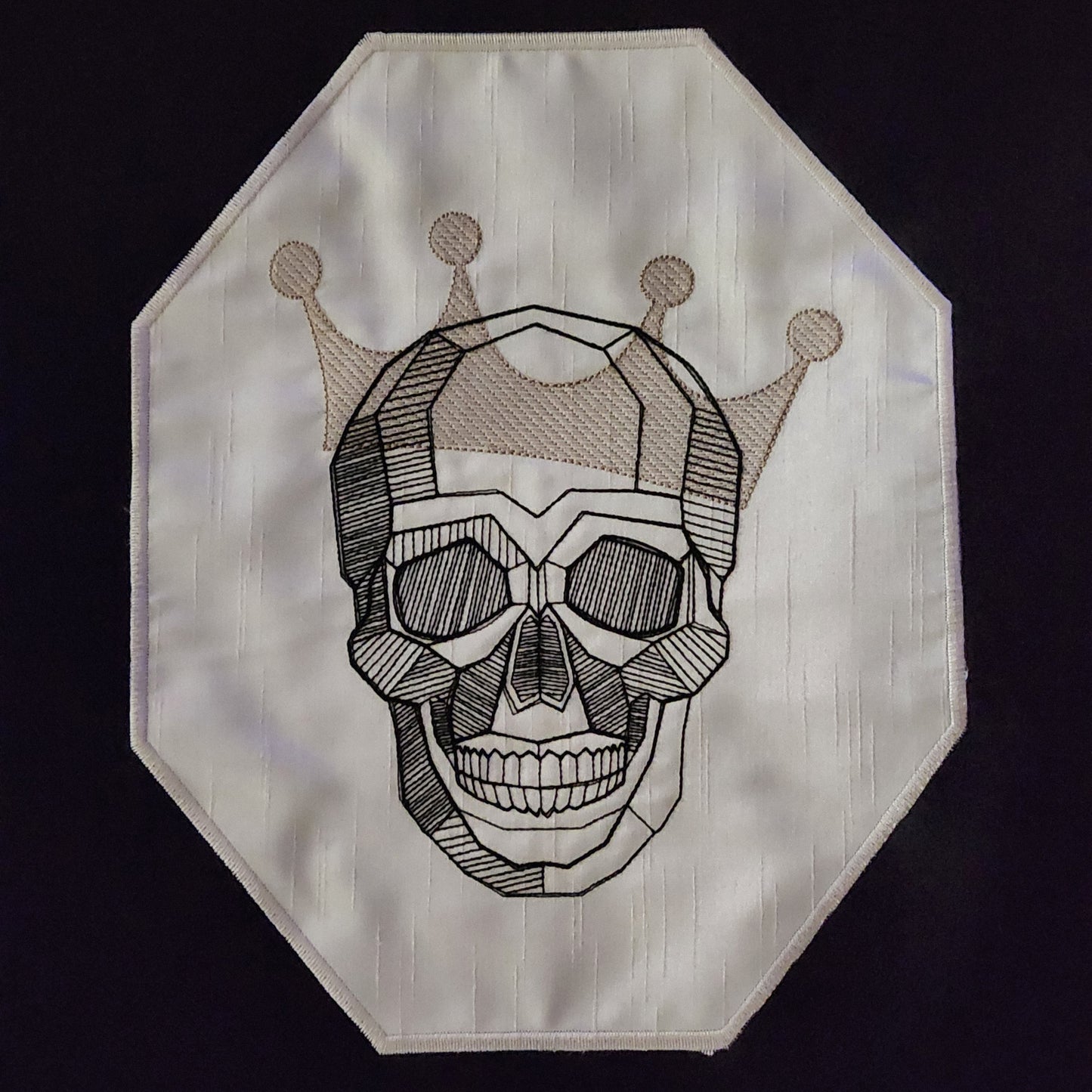 "King of All I Survey" Skull Pillow Set