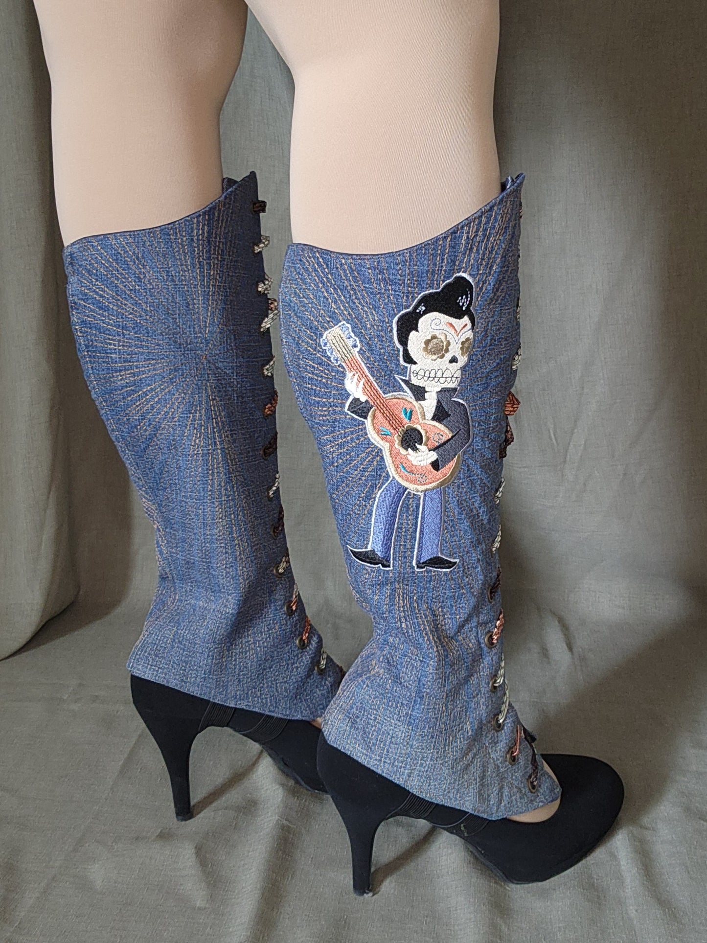 Rockabilly Spats for heels