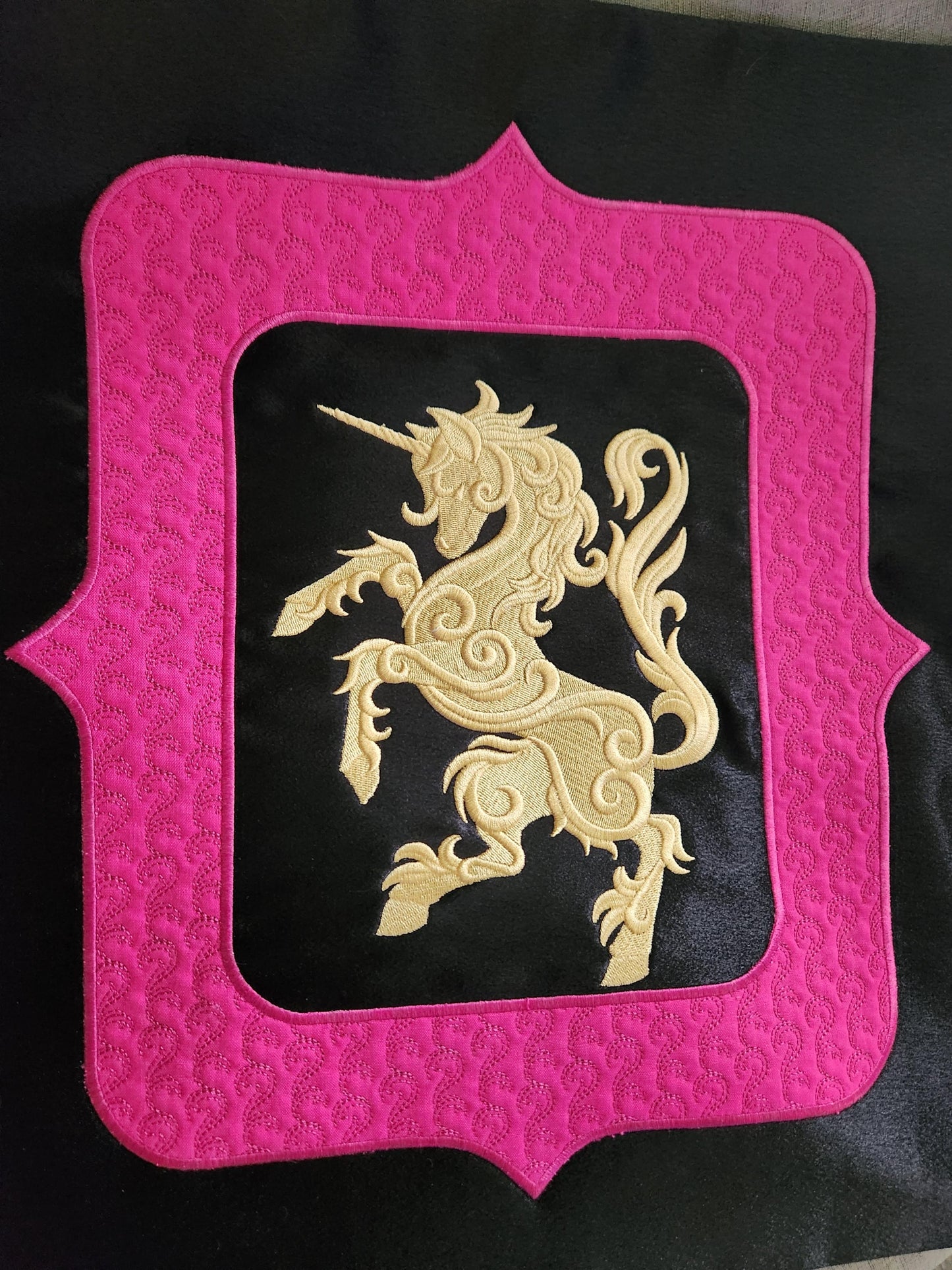 Hot Pink Unicorn Pillow Set