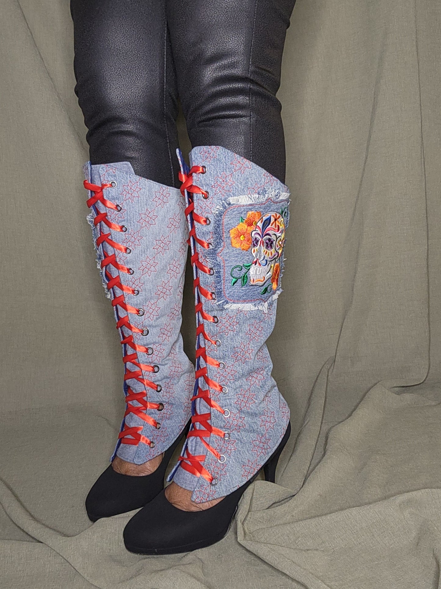 Calavera Spats for heels