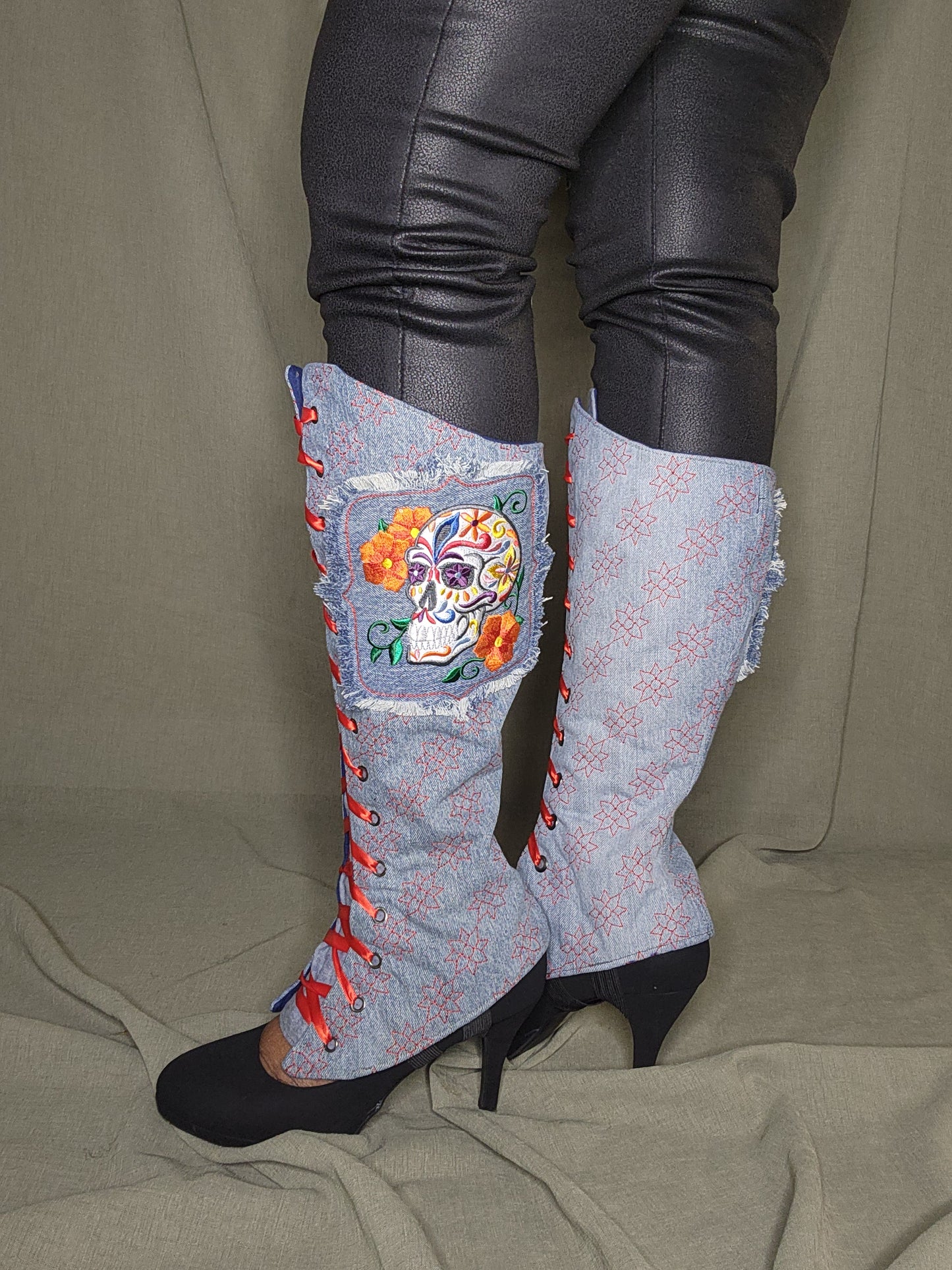 Calavera Spats for heels